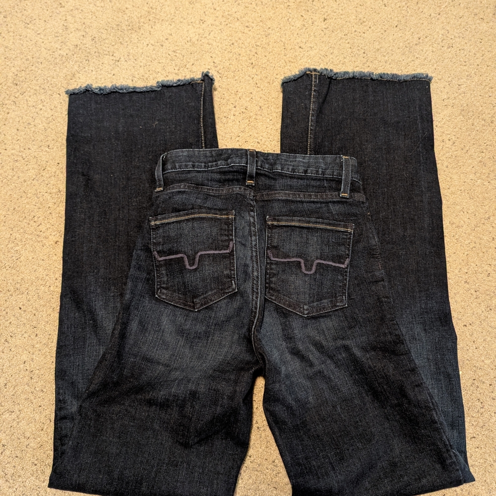 Kimes Ranch Dark Blue Flare Jeans